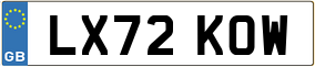 Truck License Plate